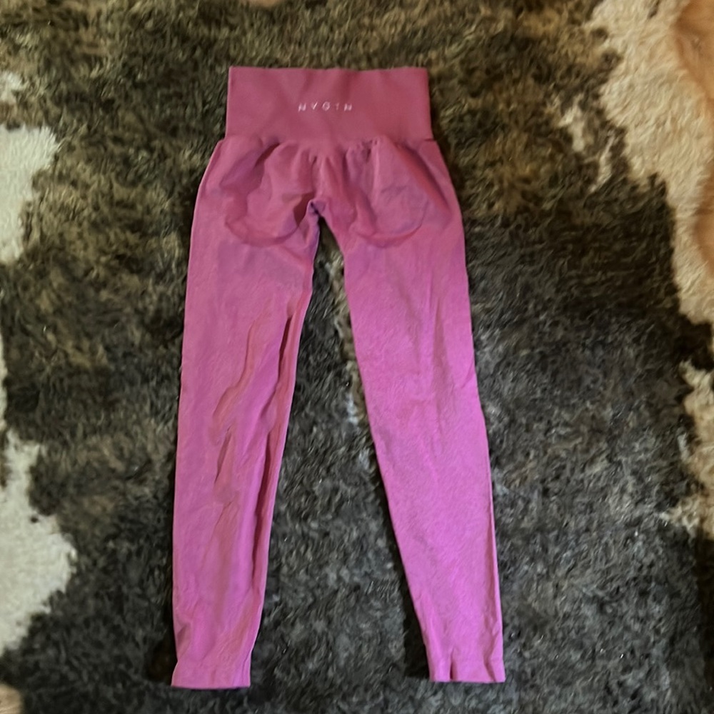 BUNDLE! NVGTN contour leggings in pink and blue.